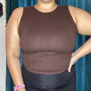 Vintage Y2K brown top